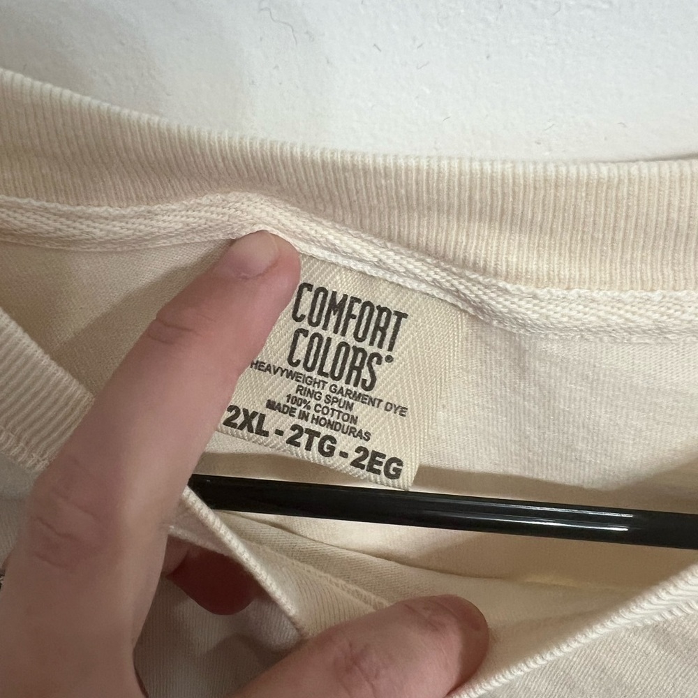 Wanted and Wild Cream Graphic T-Shirt - Picture 2 of 2
